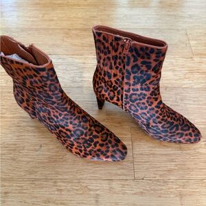 Charlotte stone Leopard Print Ankle Boots size 12